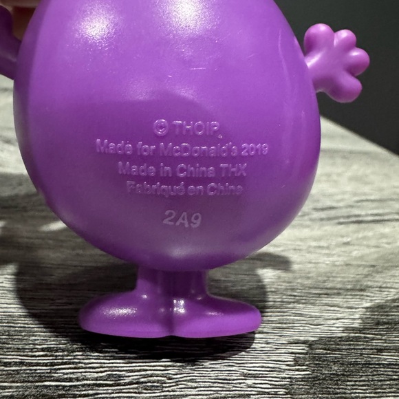 McDonald’s | Mr. Men and Little Miss: Mr. Grumble - Plastic Toy Figure - Picture 6 of 6